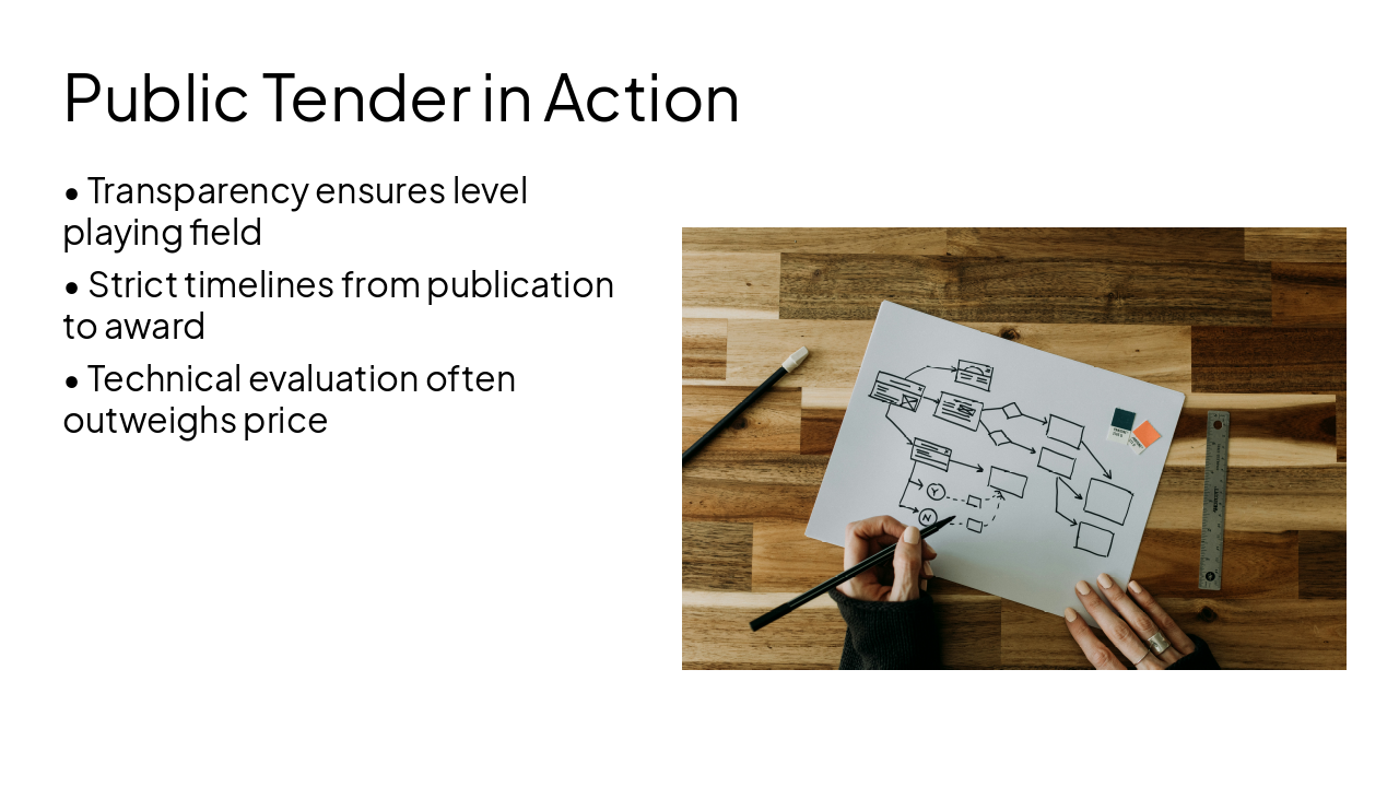 Slide 5 - Public Tender in Action