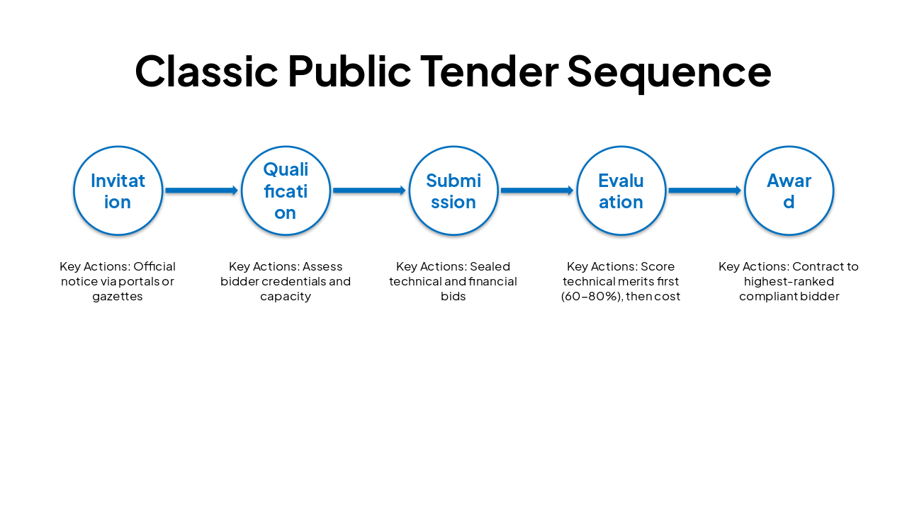 Slide 4 - Classic Public Tender Sequence