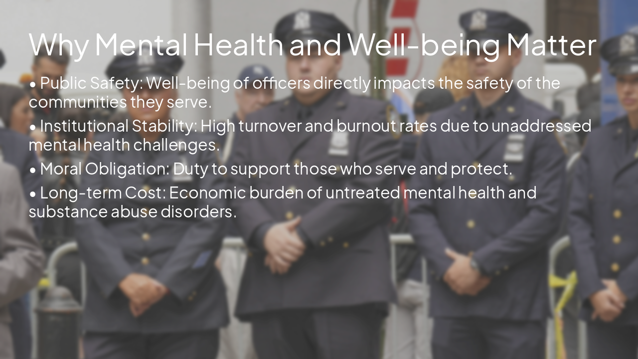 Slide 6 - Why Mental Health and Well-being Matter