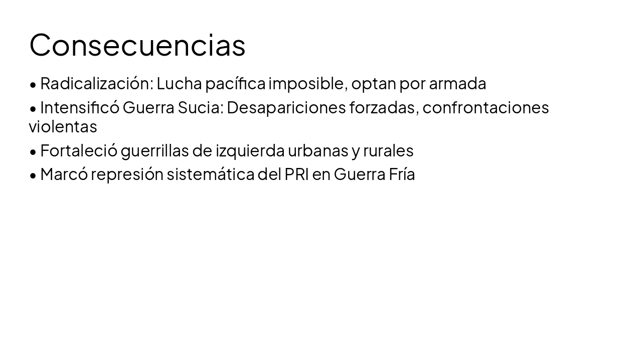 Slide 8 - Consecuencias