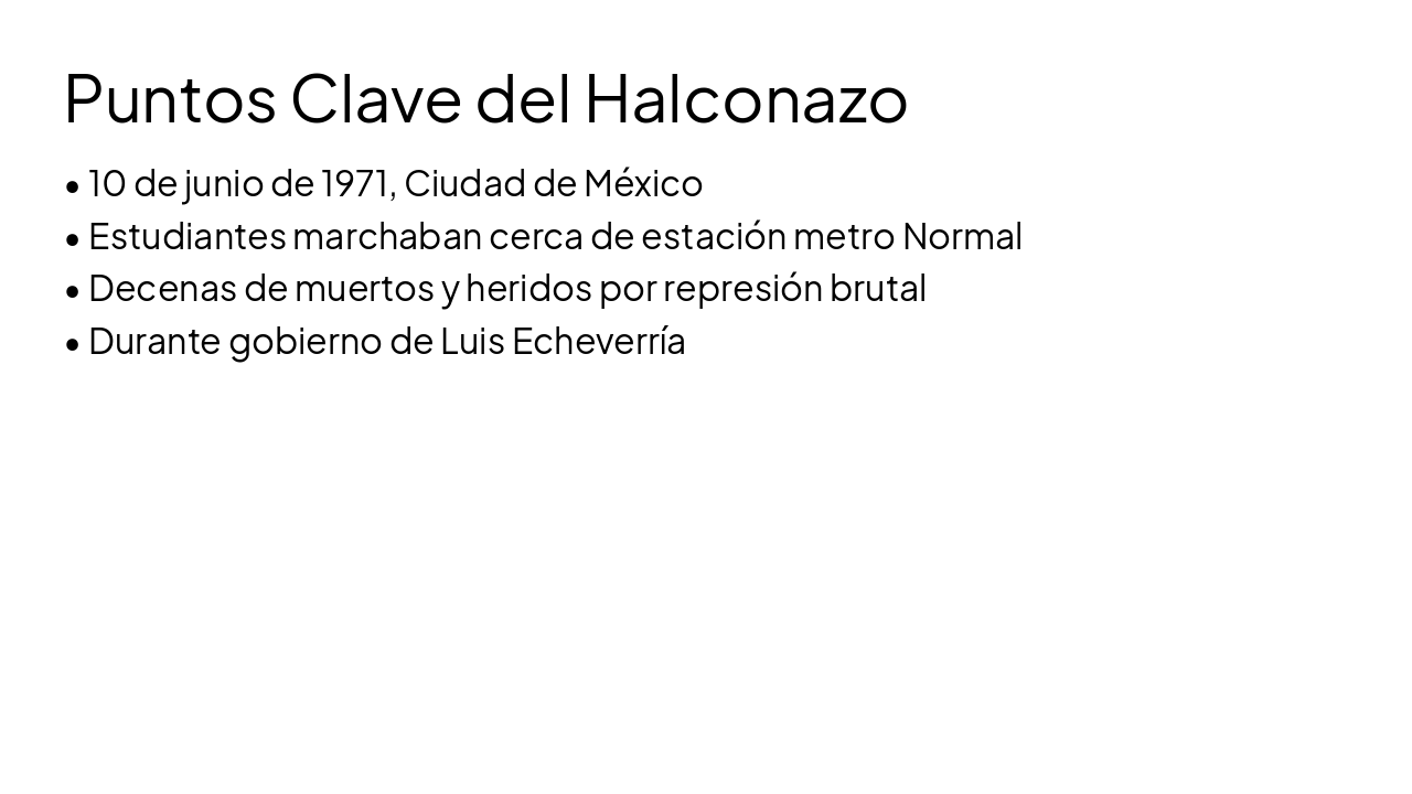 Slide 4 - Puntos Clave del Halconazo