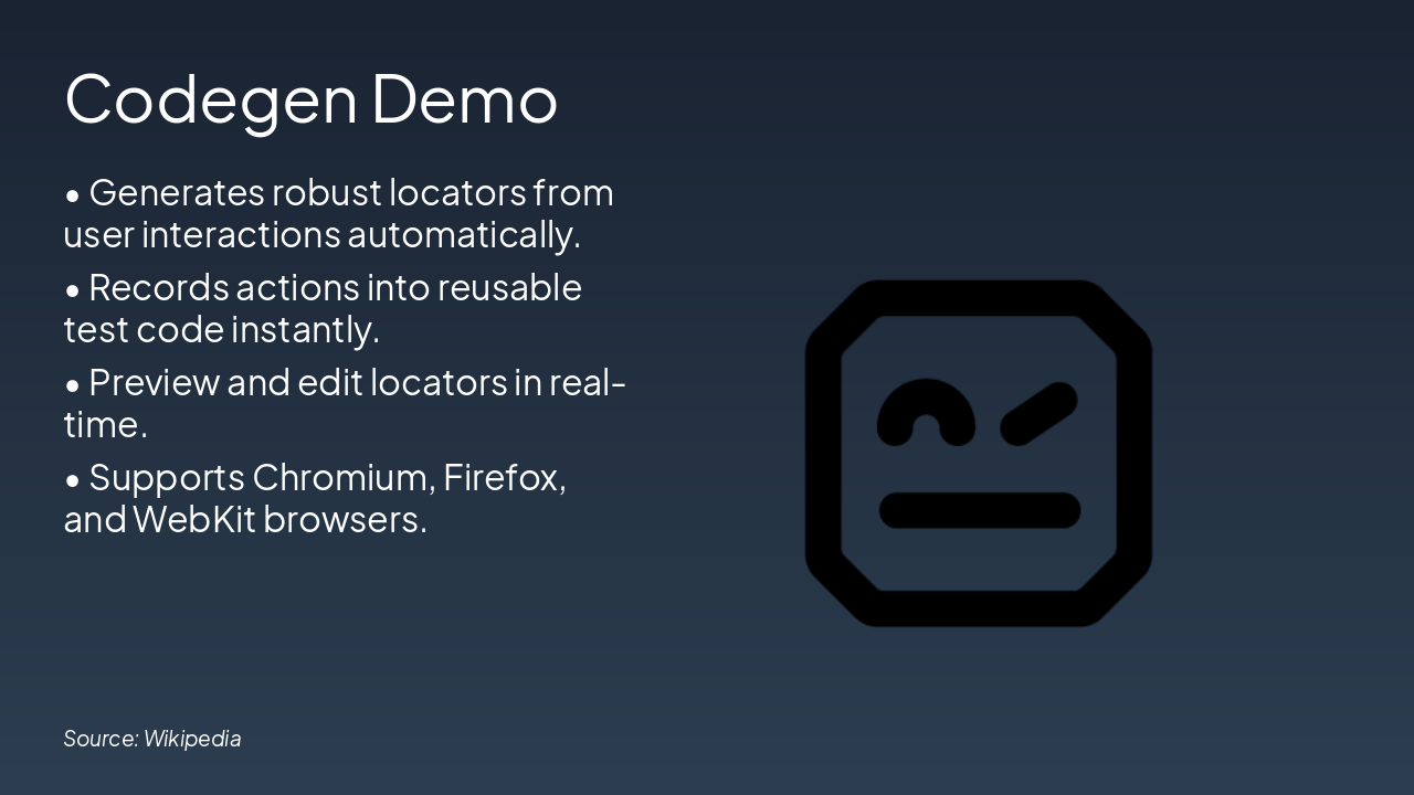 Slide 6 - Codegen Demo