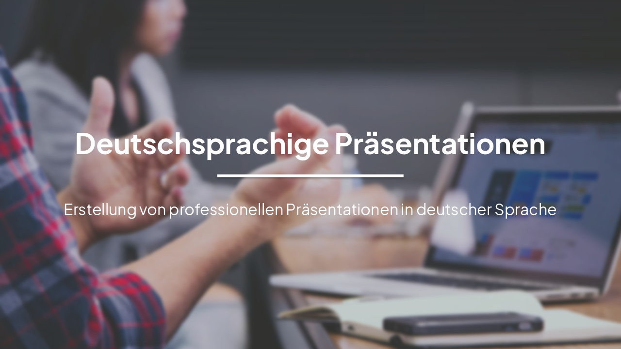 Slide 1 - Deutschsprachige Präsentationen