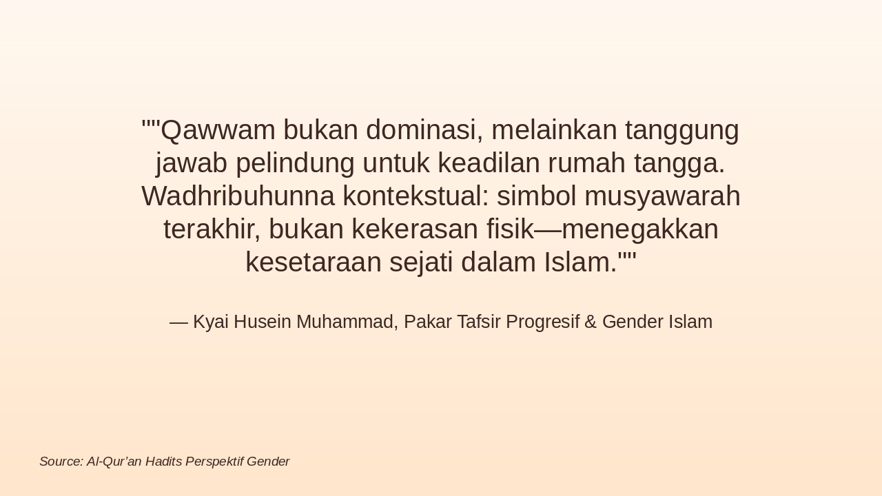 Slide 10 - Bedah Ayat Kontroversial (QS An-Nisa:34)