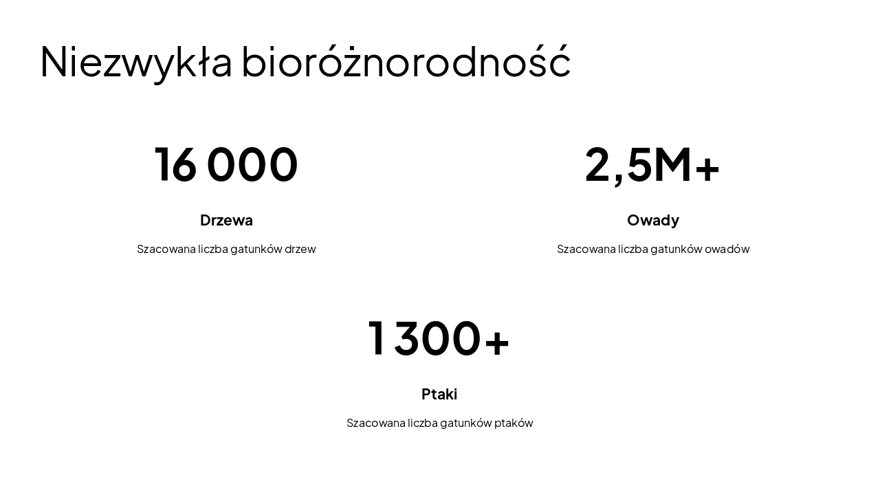 Slide 4 - Niezwykła bioróżnorodność