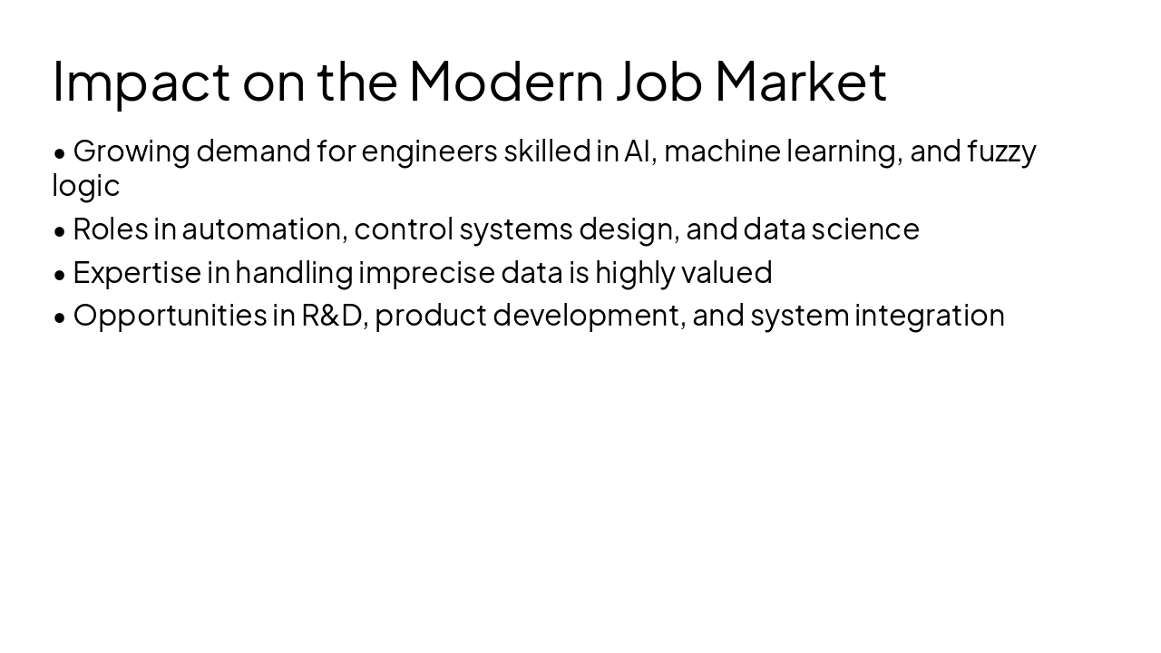 Slide 7 - Impact on the Modern Job Market