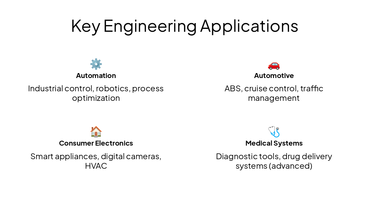 Slide 6 - Key Engineering Applications