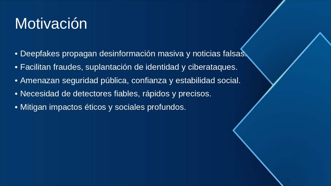 Slide 3 - Motivación