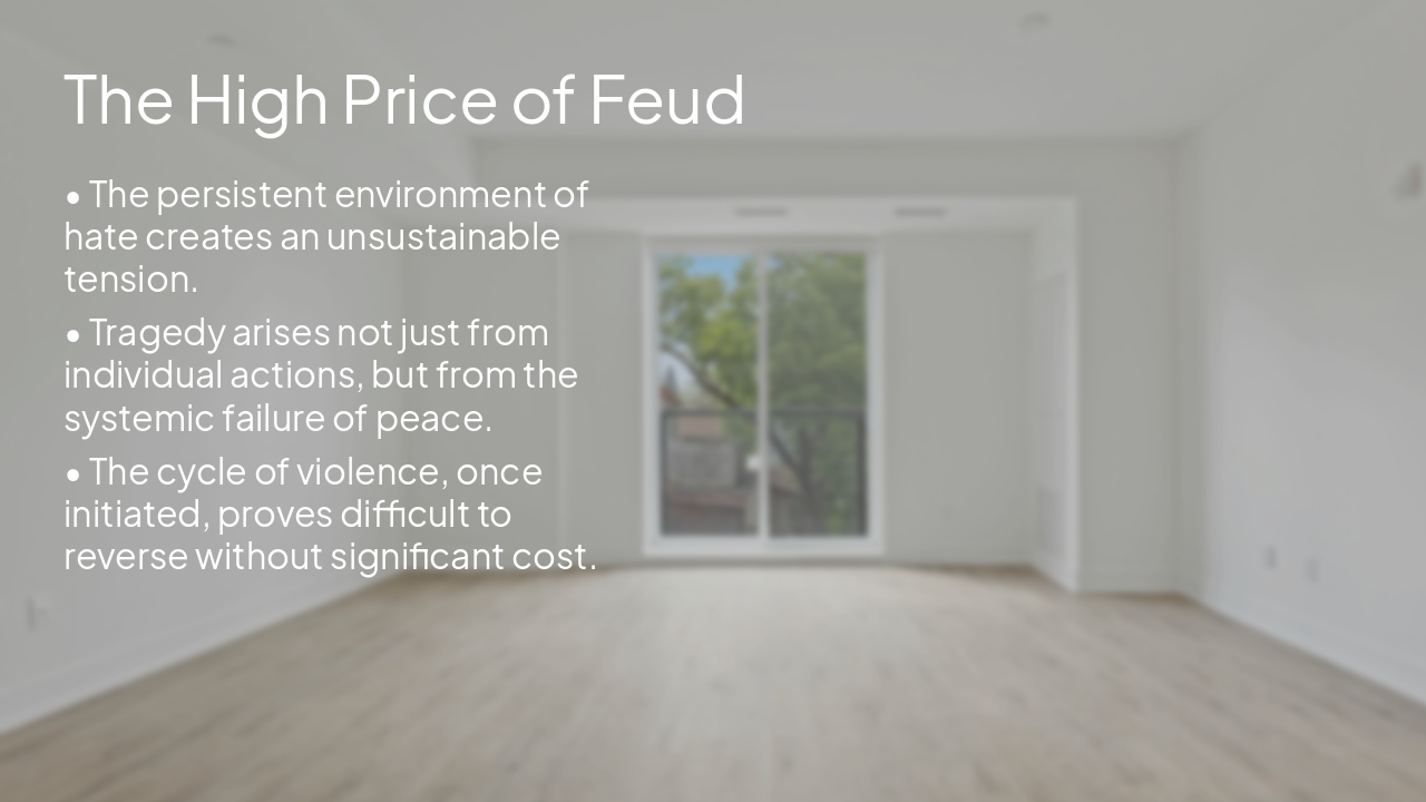 Slide 7 - The High Price of Feud