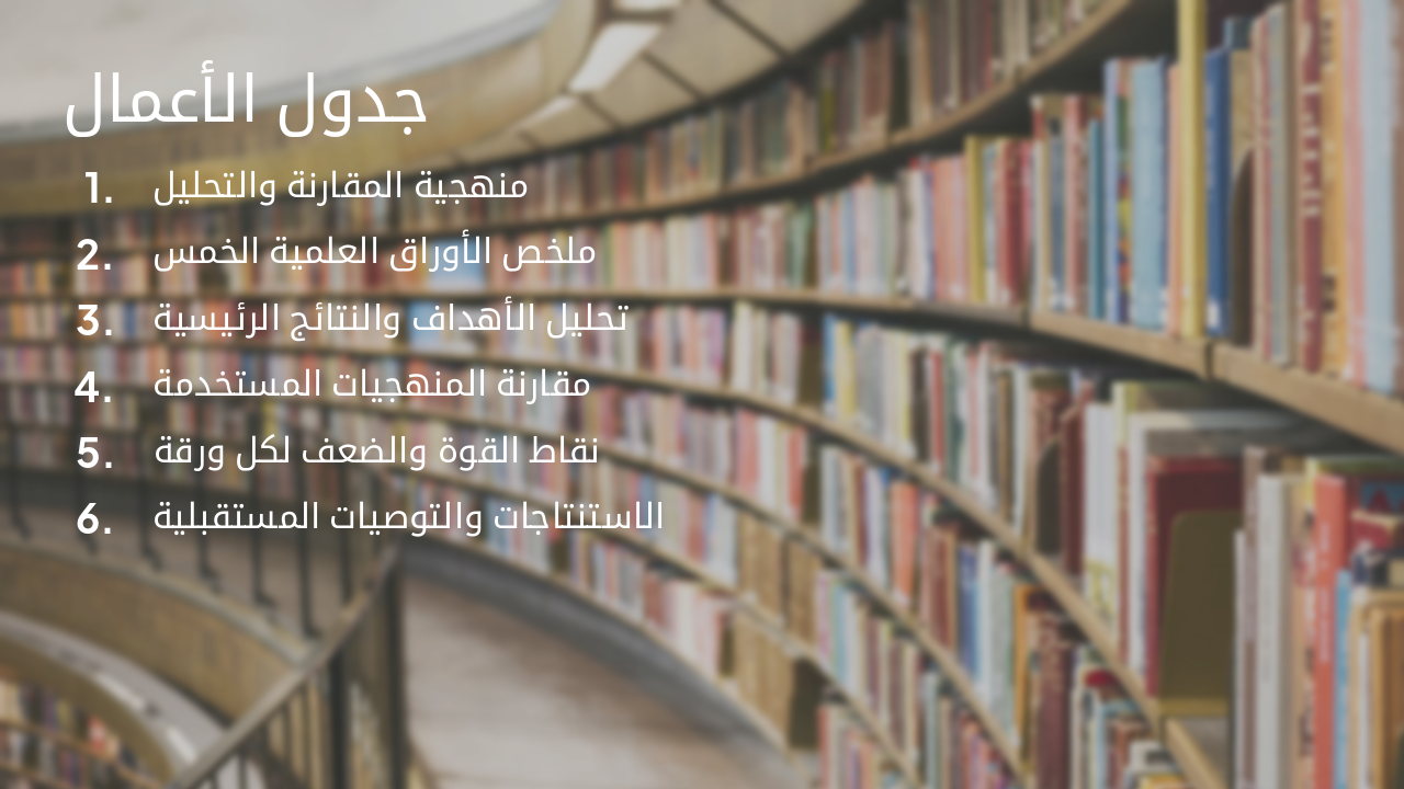 Slide 2 - جدول الأعمال