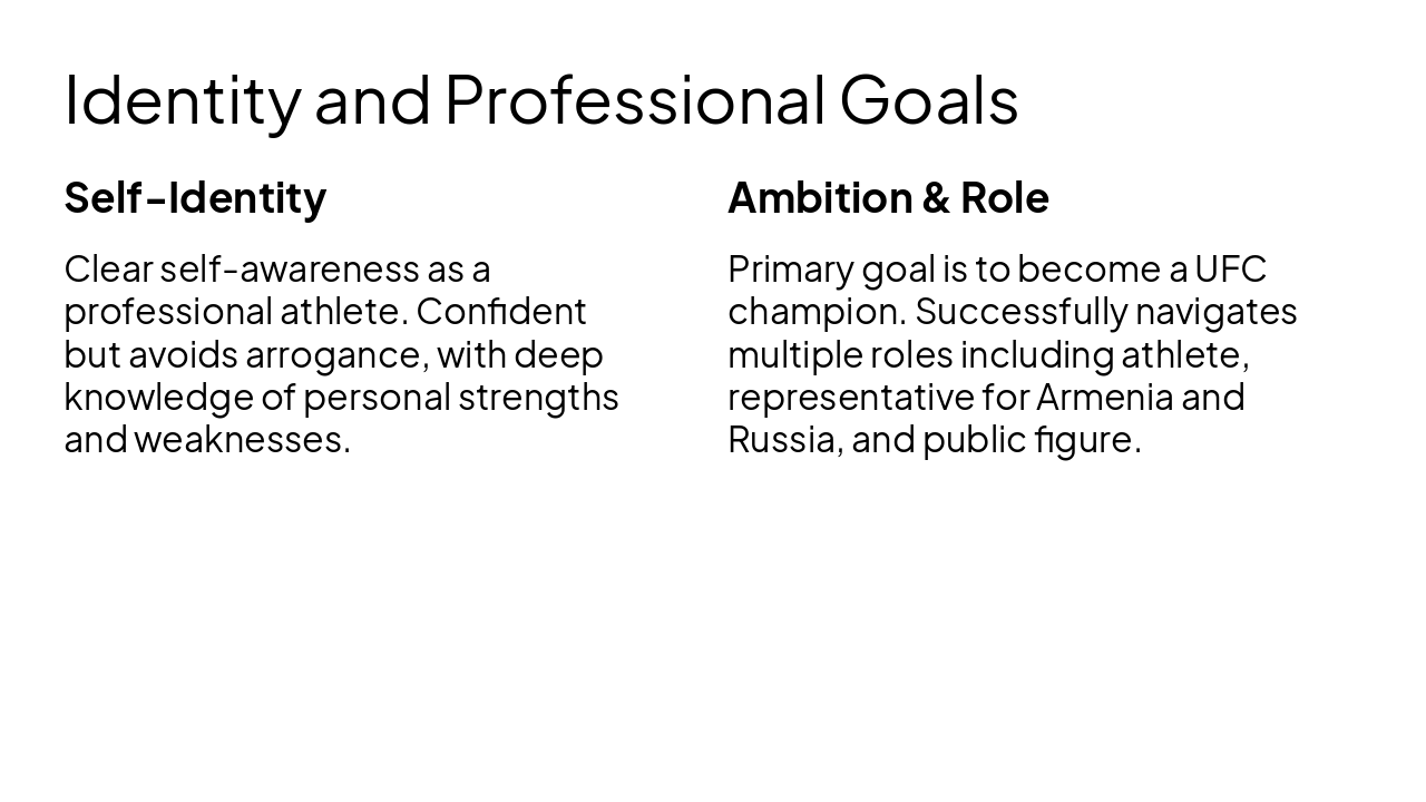 Slide 6 - Identity and Professional Goals