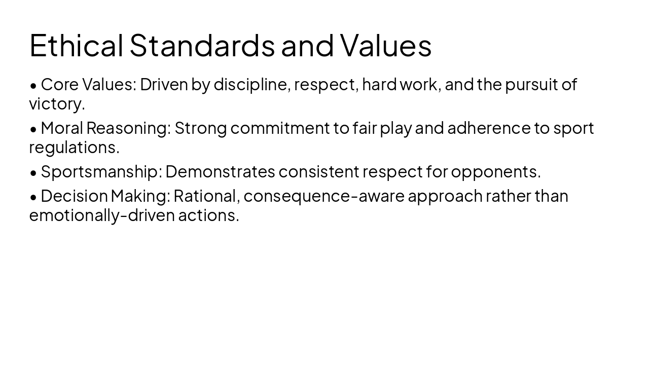 Slide 8 - Ethical Standards and Values