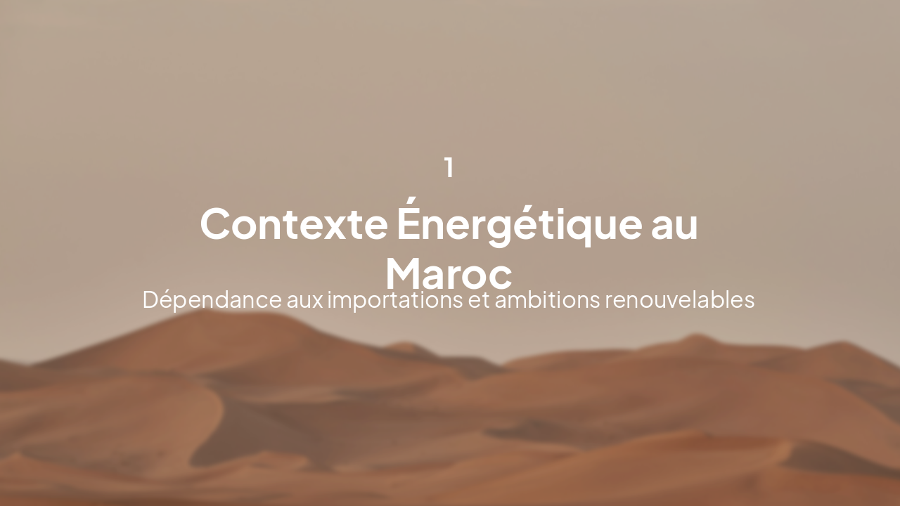 Slide 3 - Contexte Énergétique