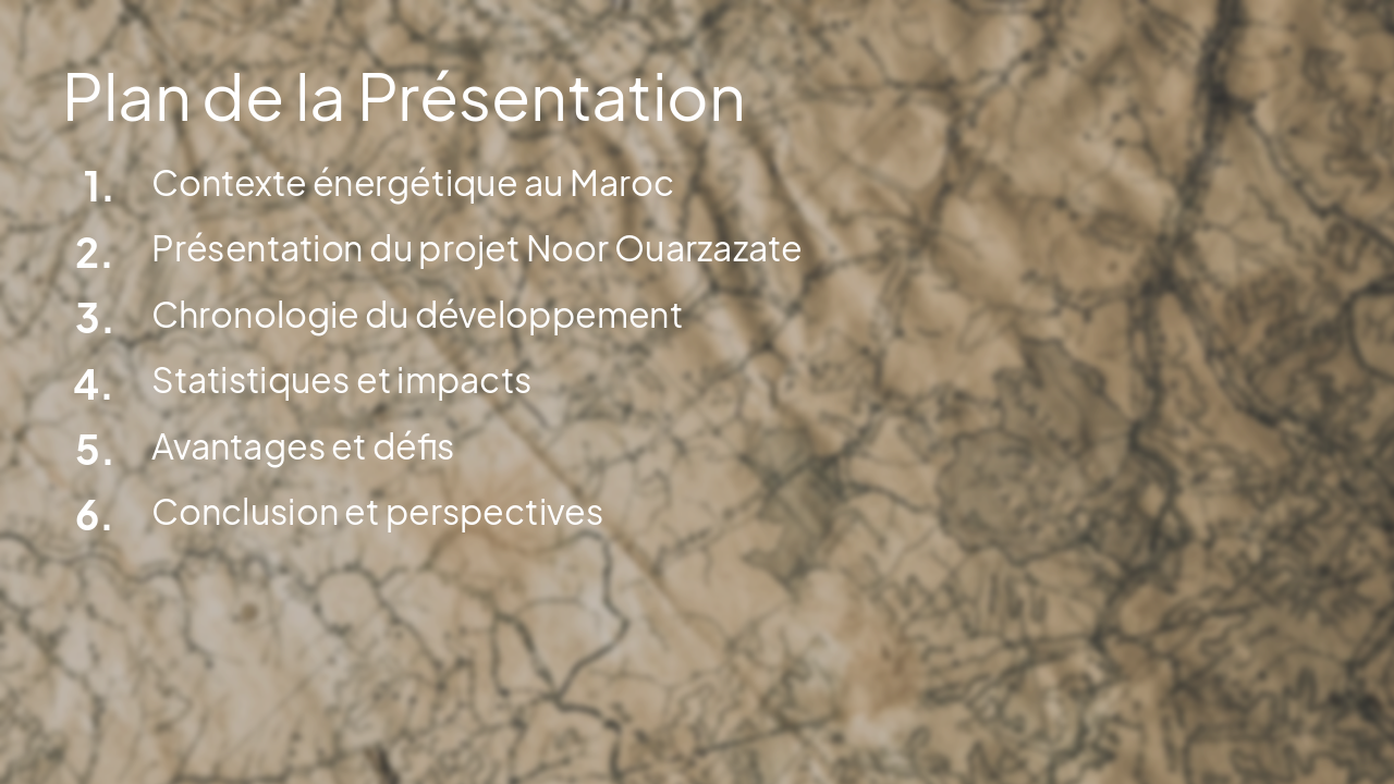 Slide 2 - Plan de la Présentation