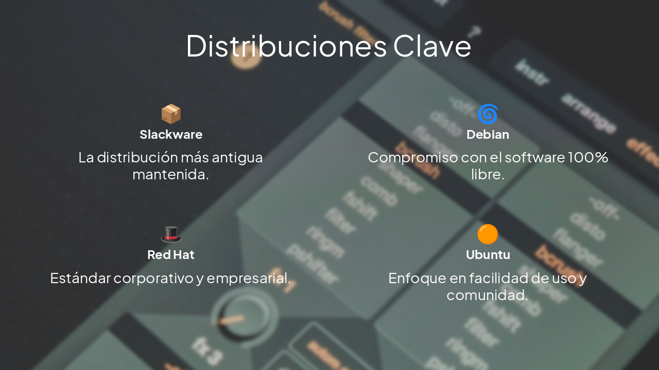 Slide 6 - Distribuciones Clave