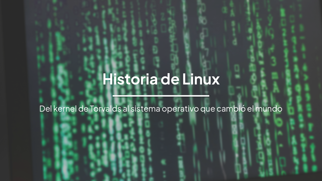 Slide 1 - Historia de Linux