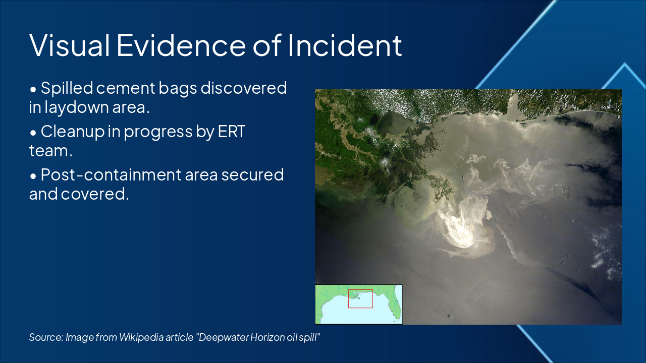 Slide 4 - Visual Evidence of Incident