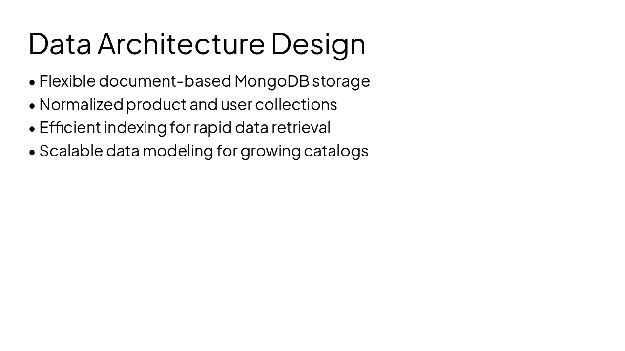 Slide 7 - Data Architecture Design