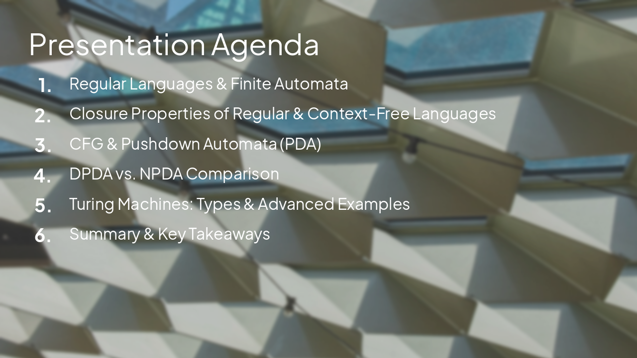 Slide 2 - Presentation Agenda