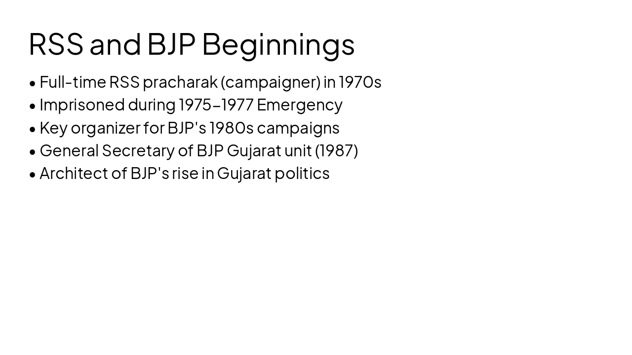Slide 3 - RSS and BJP Beginnings