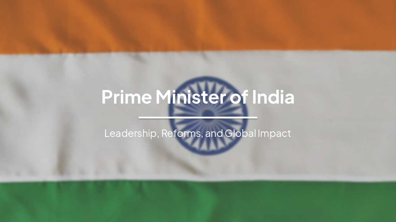 Narendra Modi: From Chaiwala to Prime Minister - Leadership, Reforms, and India's Transformation