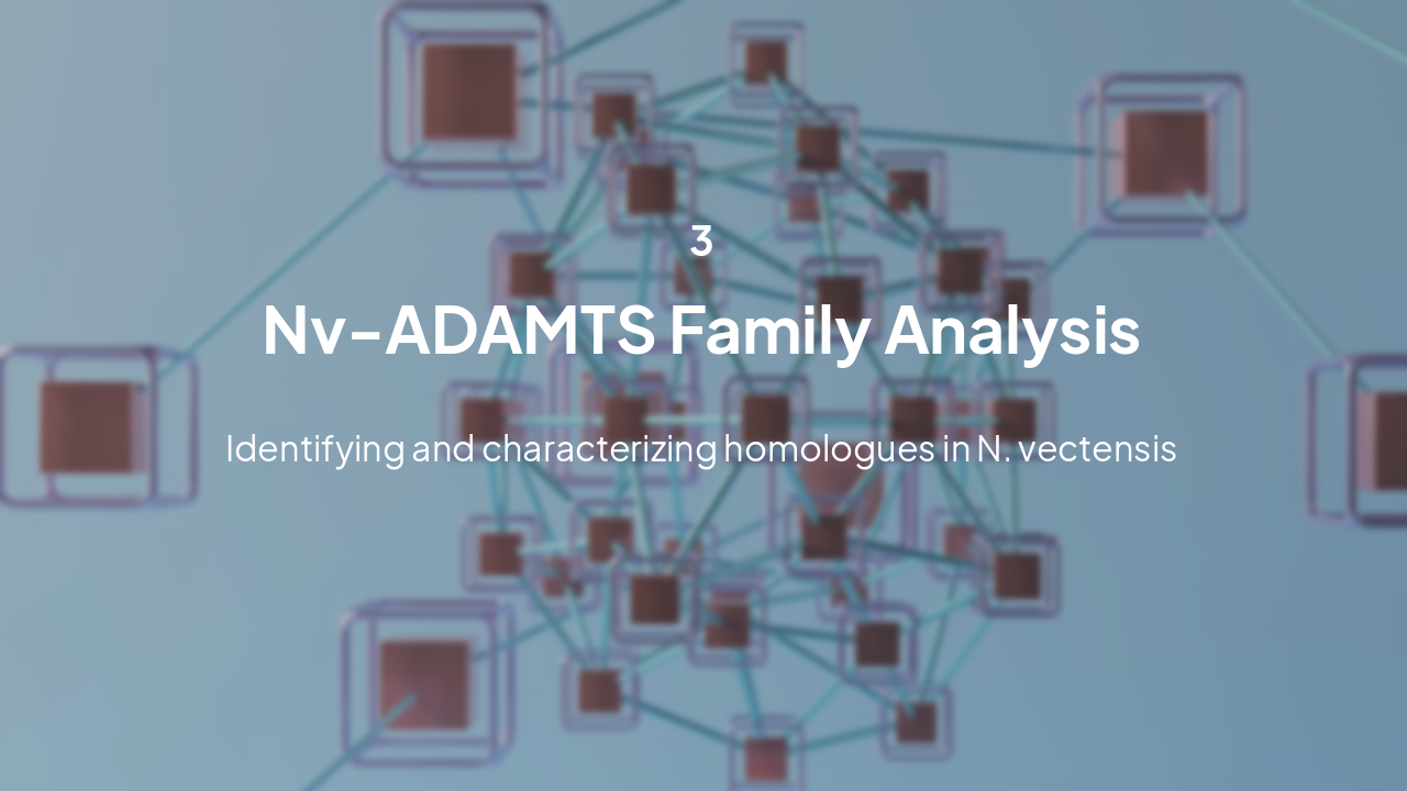 Slide 9 - Nv-ADAMTS Family Analysis