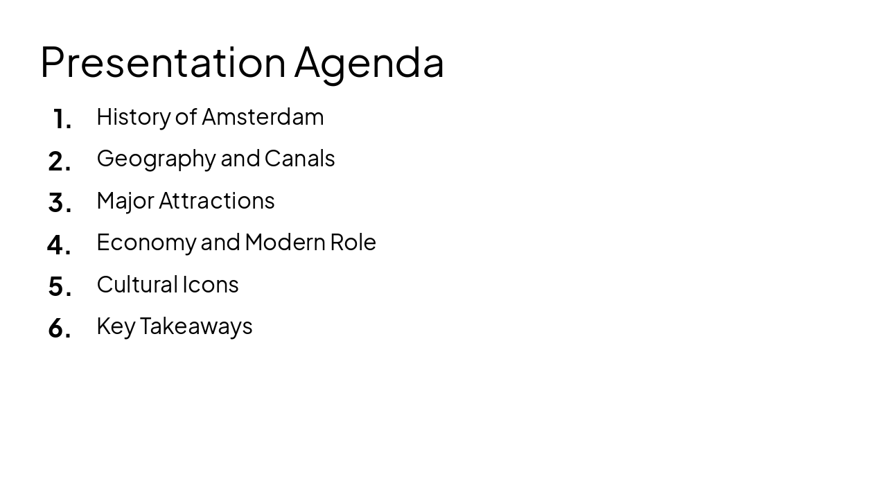 Slide 7 - Presentation Agenda