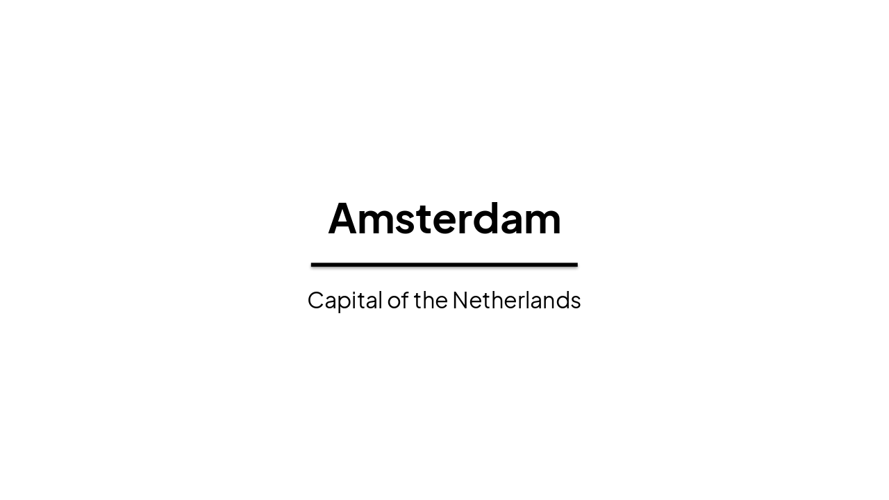 Slide 1 - Amsterdam