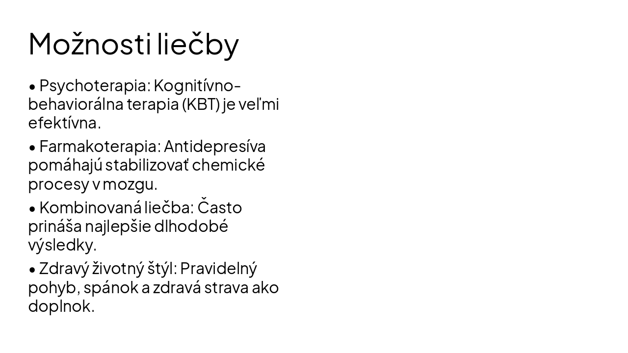 Slide 6 - Možnosti liečby
