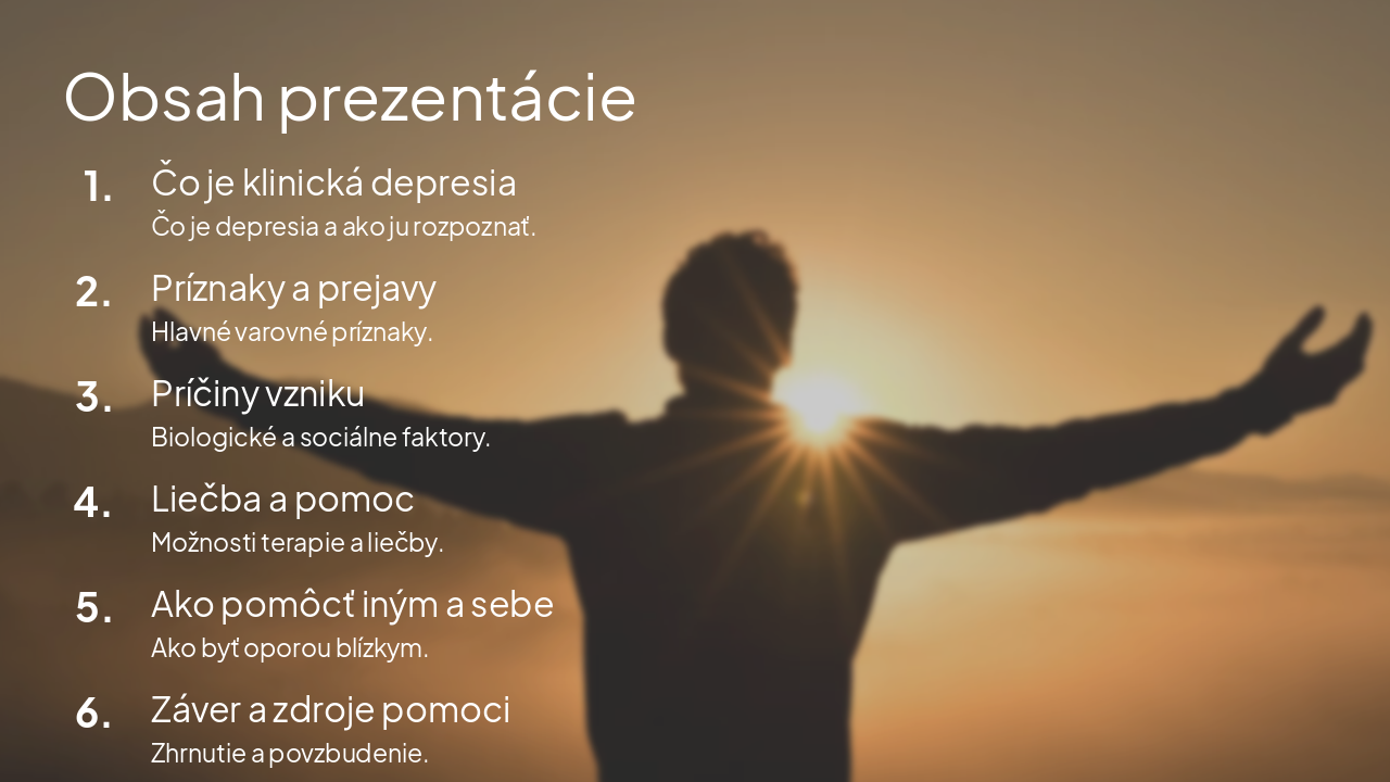 Slide 2 - Obsah prezentácie