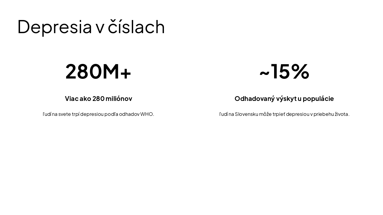 Slide 9 - Depresia v číslach