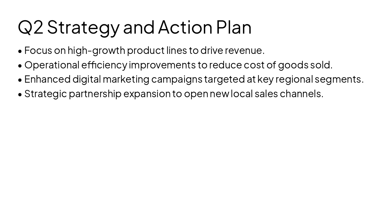Slide 5 - Q2 Strategy and Action Plan