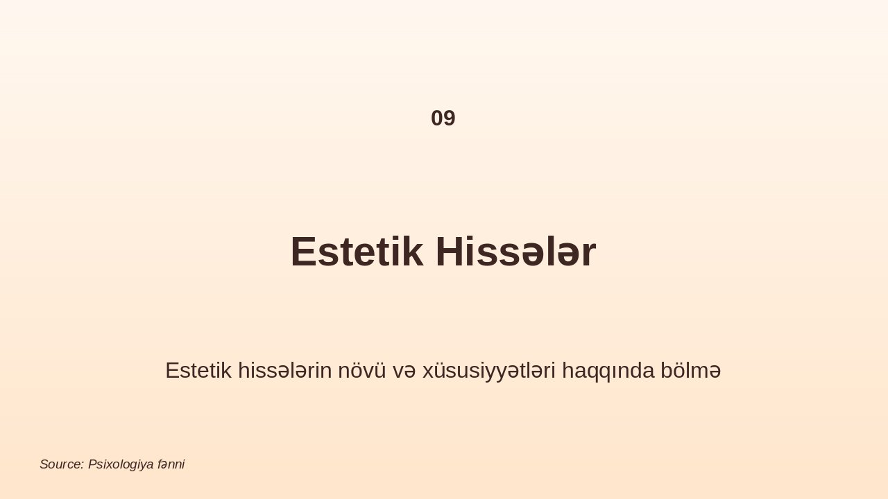 Slide 10 - Ali Hissələrin Növləri və Onların Xarakteristikası
