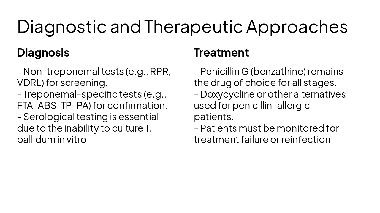 Slide 8 - Diagnostic and Therapeutic Approaches