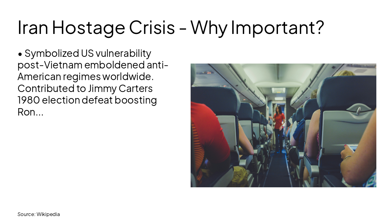 Slide 13 - Iran Hostage Crisis - Why Important?
