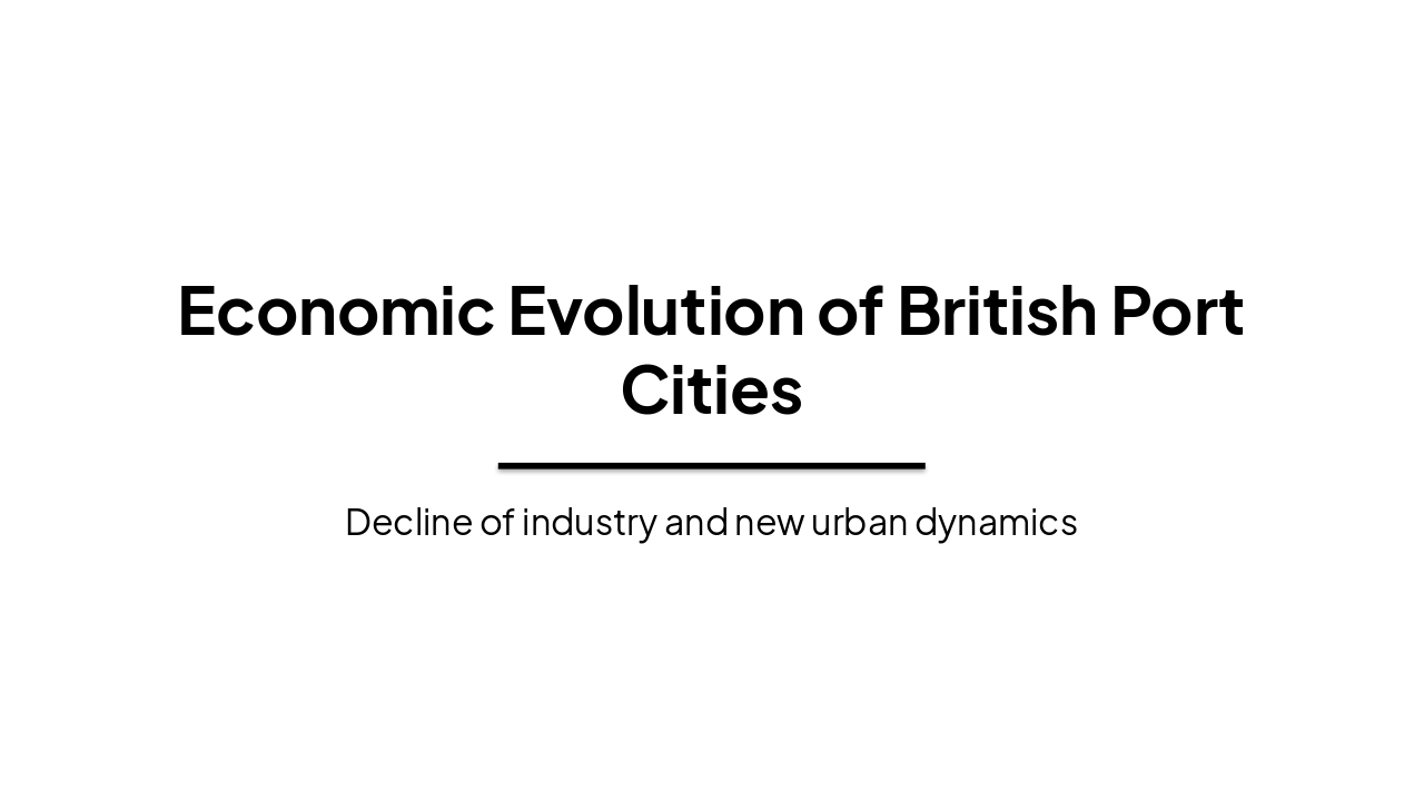 Évolution économique des ports britanniques