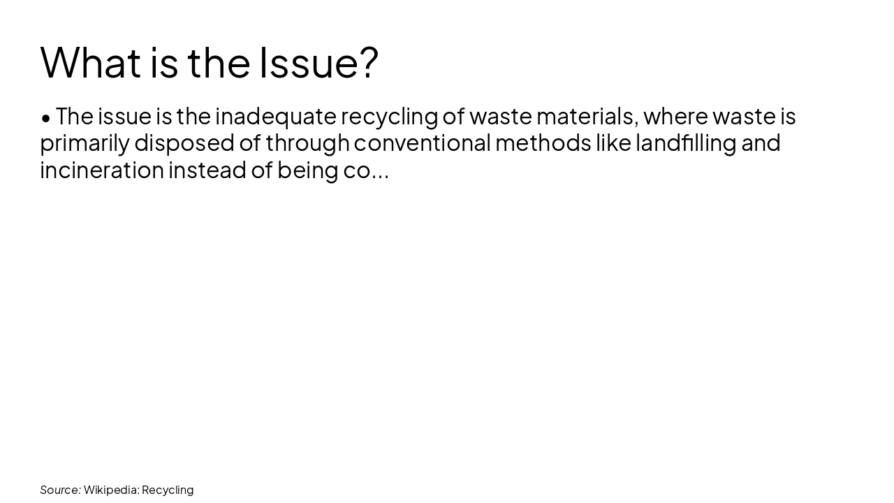 Slide 3 - What is the Issue?