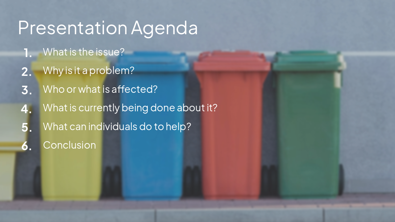 Slide 2 - Presentation Agenda