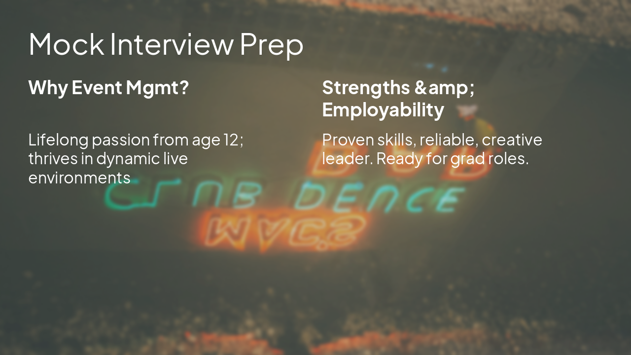 Slide 10 - Mock Interview Prep