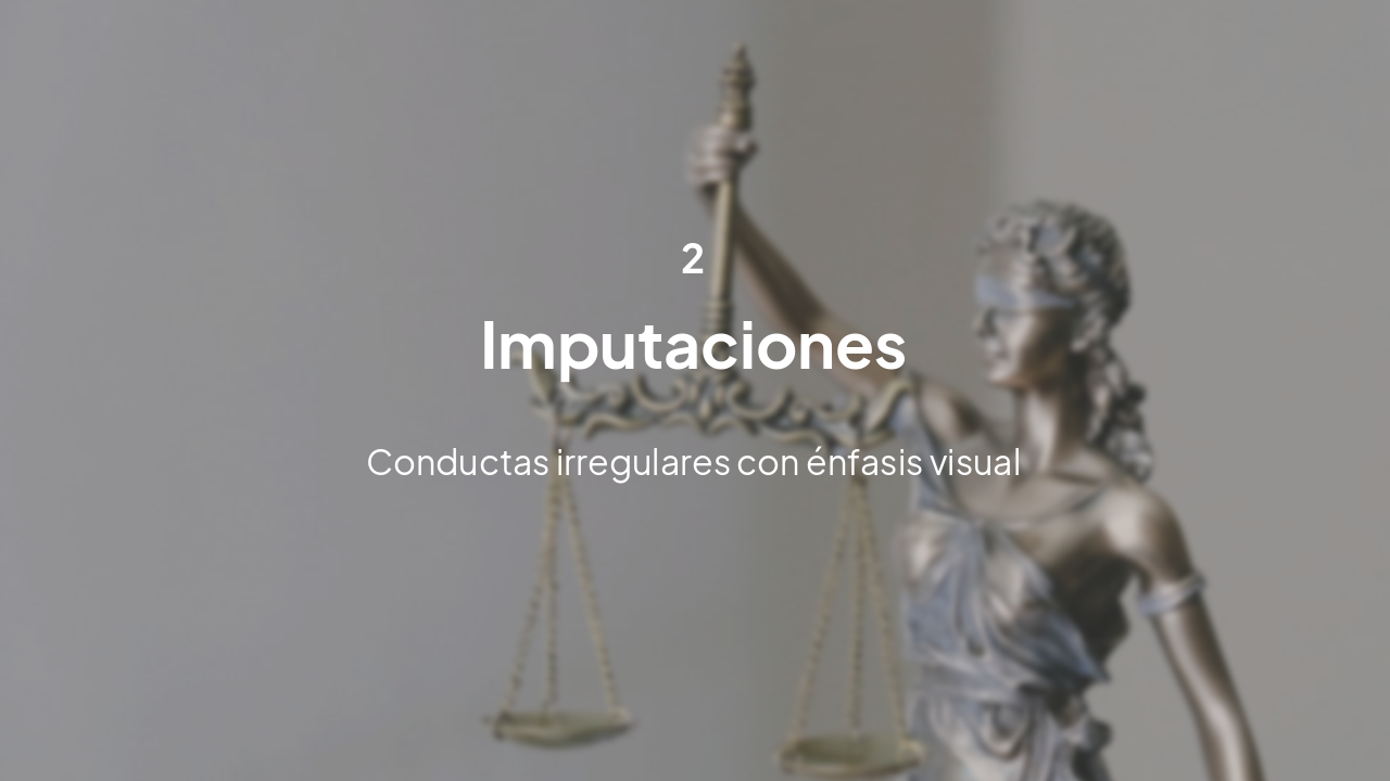 Slide 6 - Imputaciones Clave