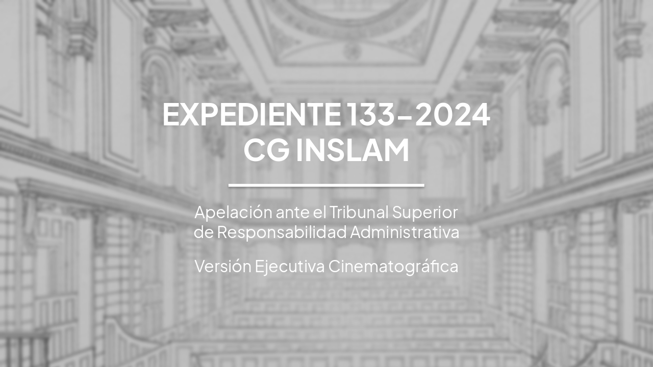 Slide 1 - EXPEDIENTE 133-2024
CG INSLAM