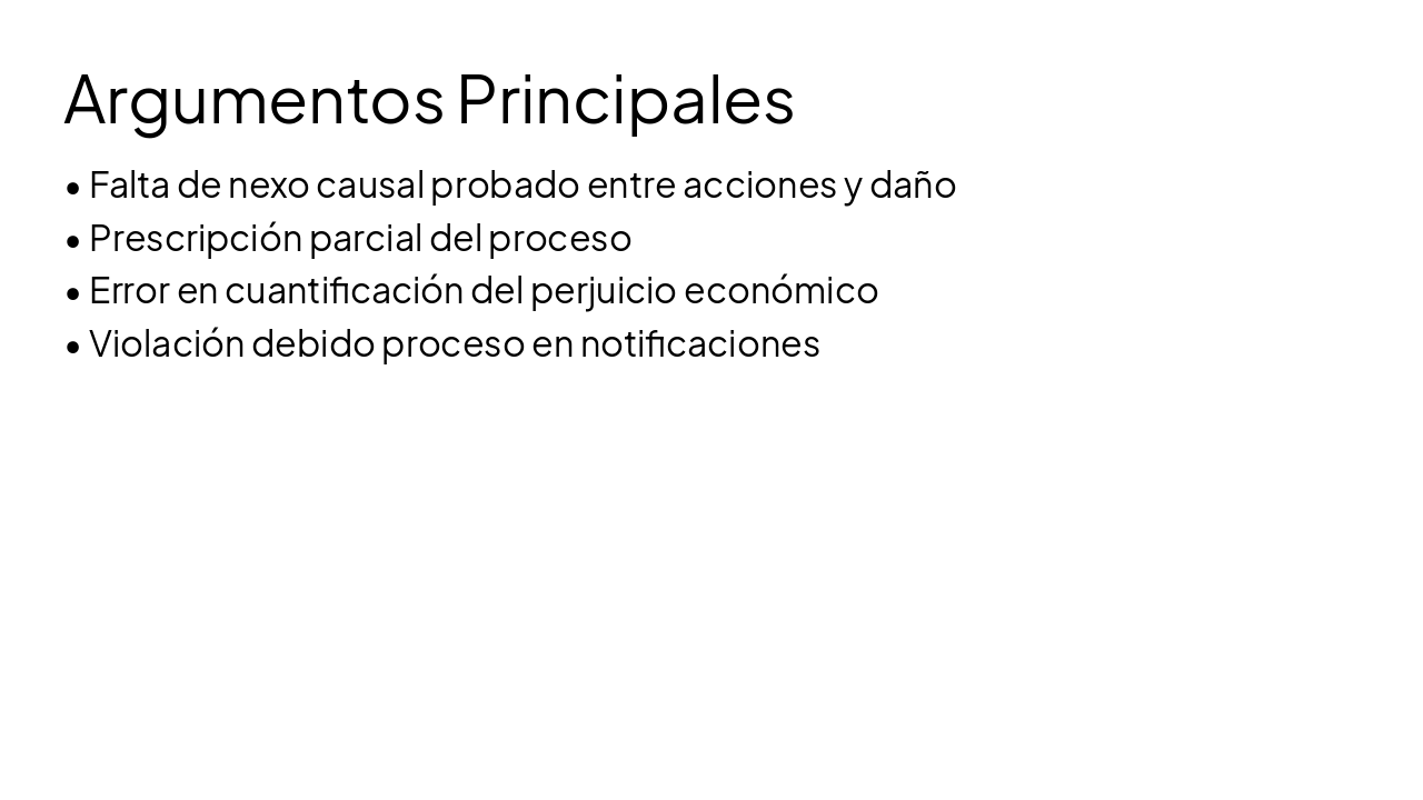 Slide 12 - Argumentos Principales
