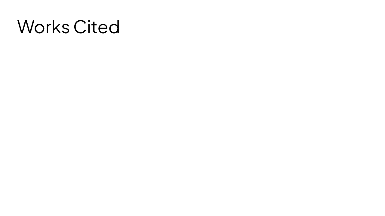 Slide 7 - Works Cited
