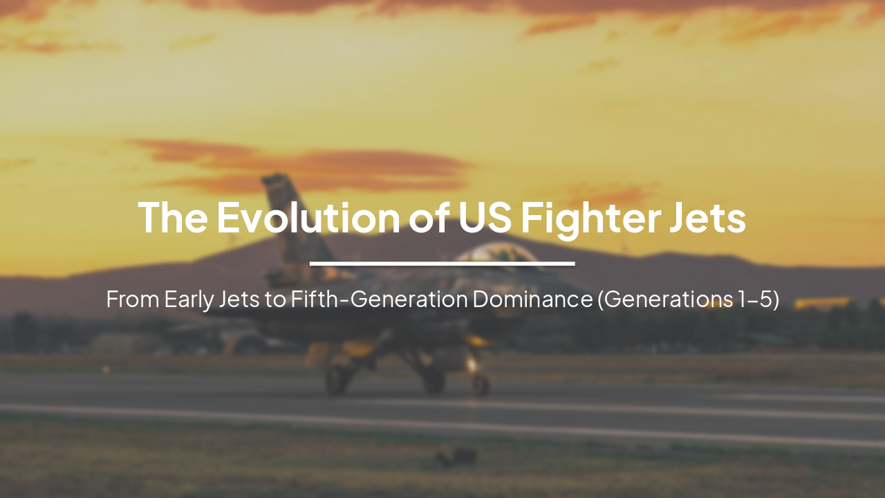 The Evolution of US Fighter Jets
