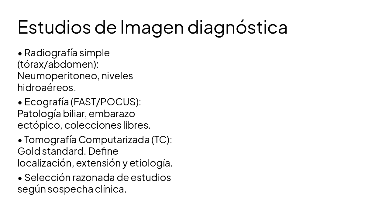 Slide 13 - Estudios de Imagen diagnóstica
