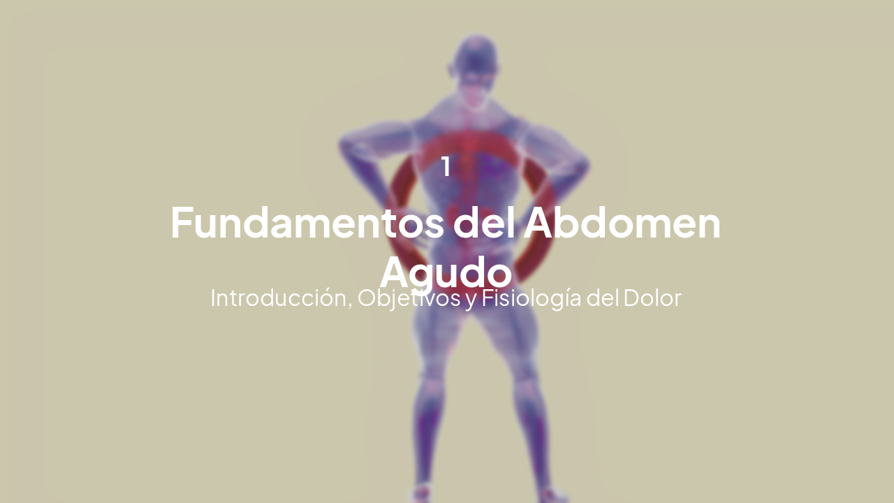 Slide 3 - Fundamentos del Abdomen Agudo