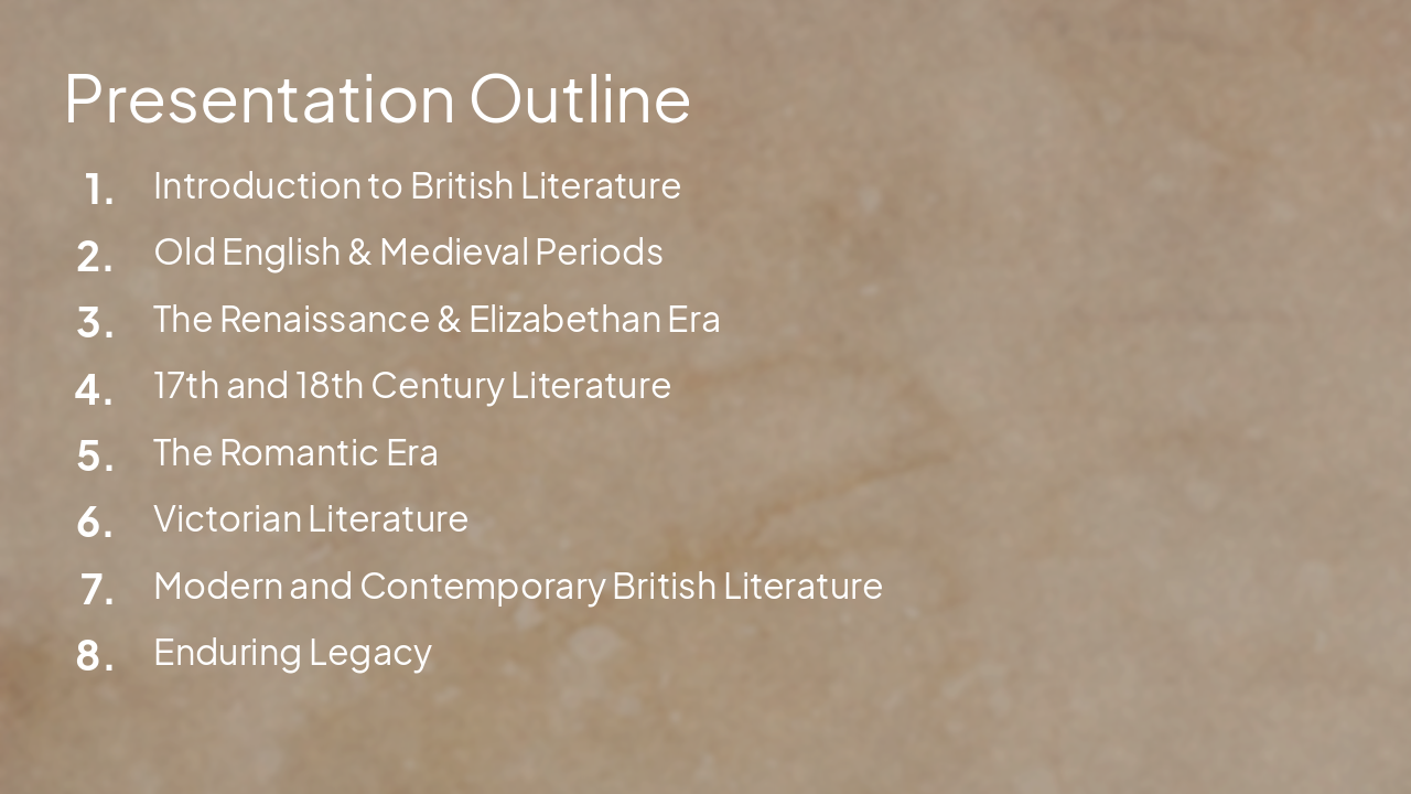 Slide 2 - Presentation Outline