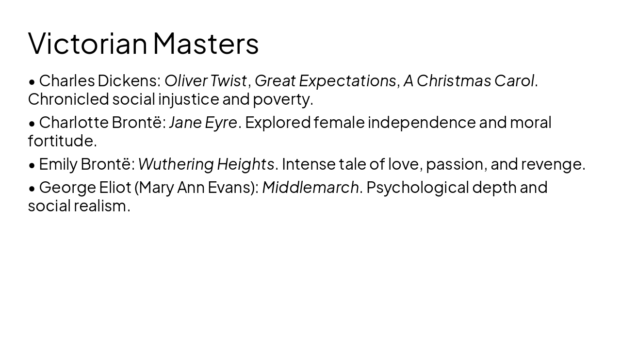 Slide 19 - Victorian Masters