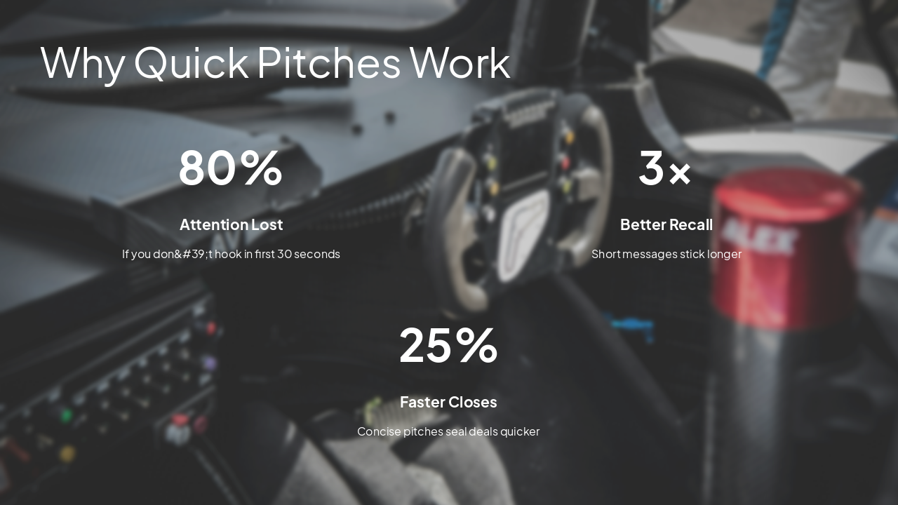 Slide 8 - Why Quick Pitches Work