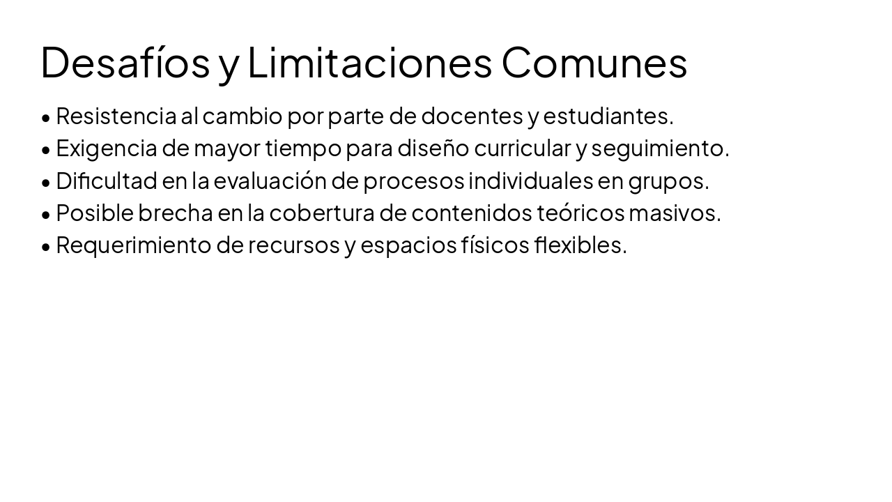 Slide 10 - Desafíos y Limitaciones Comunes